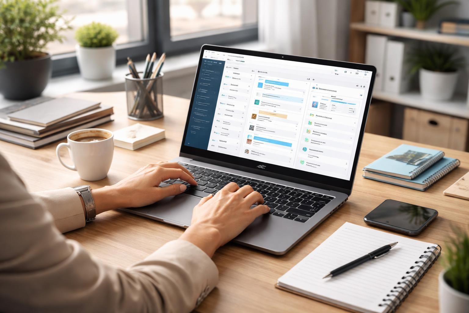 optimisez l'organisation des visites et la gestion des dossiers de votre agence mobile grâce à votre pc portable acer, pour un workflow fluide et efficace.