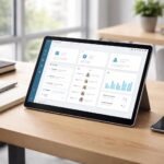 Tablette tactile Microsoft : gérer visites et relances clients sans PC