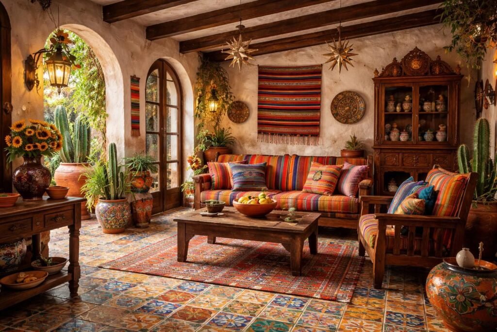 découvrez comment intégrer l'élégance des motifs traditionnels mexicains dans votre décoration intérieure pour un style authentique et coloré.