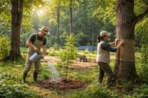 découvrez nos conseils pratiques pour protéger et sauver les arbres de votre terrain, assurer leur santé et préserver votre environnement naturel.