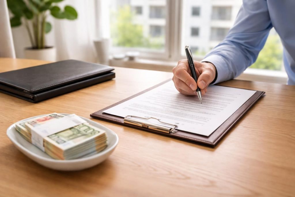 découvrez quel montant prévoir pour l'indemnité d'immobilisation lors de la signature d'un compromis de vente et les règles à connaître.